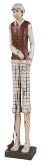Golf player statue jw-3740 cm. 15 x 13 h 76