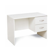 Desk 2 drawers White Ash in melamine wood H.75x119x64 cm
