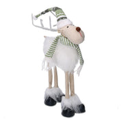 White fabric reindeer cm19x17h41