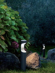 Outdoor Aluminum Die-Cast Lamp with Opal Diffuser - 9W - 1155 Lumens - Class E - 4000°K Graphite