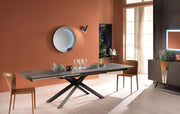 Extendable table 170/270x90 cm dark gray