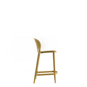 Mustard polypropylene chair 46x42x93h cm