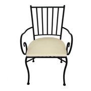 Ortigia Metal Chair With Armrests For Garden