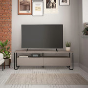 Cornea dove gray TV stand with two doors