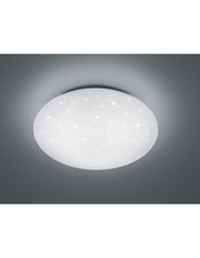 Modern Led Ceiling Light Lukida White Effect Sparkling Stars Trio Lighting