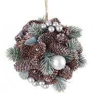 6x Silver Astrid Spherical Decoration D140