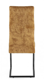 4x Thelma Velvet Chair Yellow