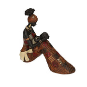 African woman resin statue cm18,5x6h17