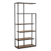 5-storey metal industrial style bookcase