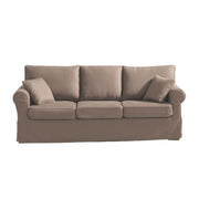 Country sofa 3 seater sand soro 23 215 cm.