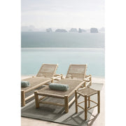 Outdoor Stool in Natural Teak LAMPOK 38x38x h45 cm