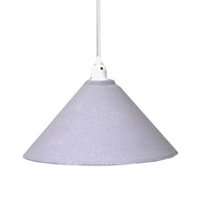 White-grey vintage metal chandelier with cmø38,5h26 connection