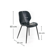 Soft-Touch Chair - 55cm x 45cm x 83cm