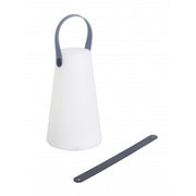 Cylindrical LED garden lamp in Polyethylene