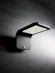 Solar wall light 3W Led 4000K street line black