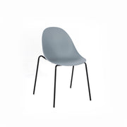 Light blue polypropylene chair