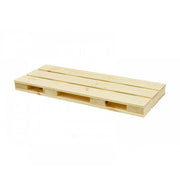 Kimono pallet-shaped natural wood shelf