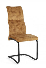 4x Thelma Velvet Chair Yellow