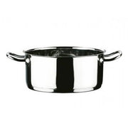 ABERT Casserole 2 Handles Daily Plus in Stainless Steel 18-10 - cm.24 FER-352987