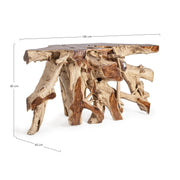 Lisandra natural wood console 150x45 cm