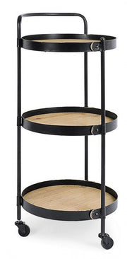 Jerrod 3 Shelf Vintage Trolley