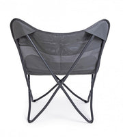 Armchair butterfly camping gabicce gray 77,5x81x89h cm