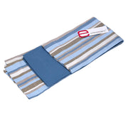 Canvas set 3 pieces blue yarn dyed stripe cm50x70