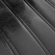 Black imitation leather bar stool BARCLAY 46x51,5x h88,5 - 109,5 cm