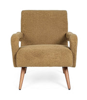 Berna Palm vintage brown - beige armchair
