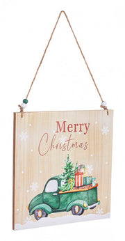 8x Lyris Merry Xmas Van Pendant