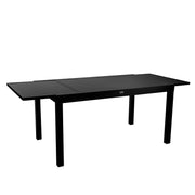 Sullivan aluminum table extendable anthracite cm150 - 210x90xh73