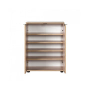 Multipurpose shoe cabinet 2 doors shelves sonoma 60x34xh.78 cm