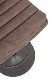 Connor brown faux leather vintage bar stool 41 x 50 x 94.5 cm