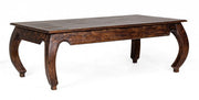 Jaipur opium coffee table in fusion style wood cm 130x70