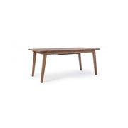 Extendable outdoor table in wood VARSAVIA 180 - 240x90x h76 cm