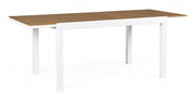Extendable table 140-200x90 white in aluminium