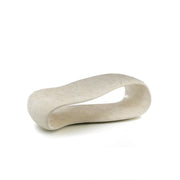 Modern beige stone coffee table 123 x 60 x h 34 cm