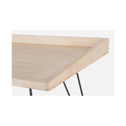 District vintage wood and metal desk