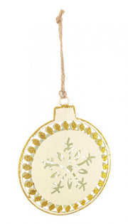 12x Flaky Sphere Gold Pendant