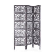 Fusion style screen 3 doors Darika antique gray