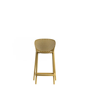Mustard polypropylene chair 46x42x93h cm