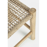 Outdoor Stool in Natural Teak LAMPOK 38x38x h45 cm