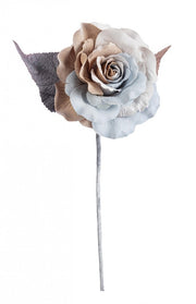 12x Blue/Beige Coline Rose Picks