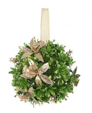 12x Bethany Champagne D1 Spherical Decoration