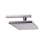 Chrome finish wall shower head