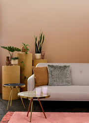 Coral Red Ethnic Style Viscose Rug BELIZE 160x230 cm