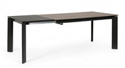 Briva extendable table gray black