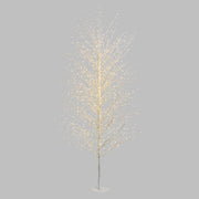 LIME TREE Branch White H230cm 1560 MicroLED FlashLED 4m+ø115xH230cm Christmas Lights