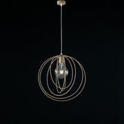 Modern pendant lamp in Tortora iron one light 42x h45 cm