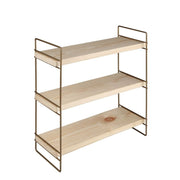 Hobby shelf 3 shelves 40x13x40 bronze ASZ1572